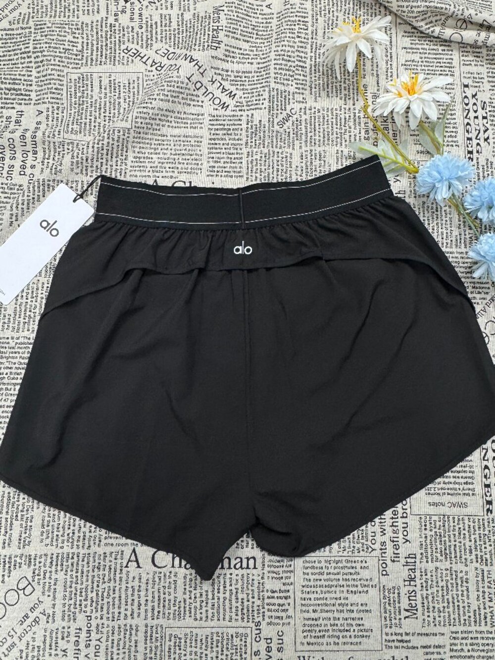 NWT🖤Alo Yoga Match Point Short Black Athletic Activewear - Picture 6 of 7